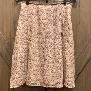 NWT beautiful Ann Taylor abstract floral silk skirt, 2